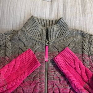 T by Talbots Women’s Zip Cotton Wool Blend Knit Women's Sweater Sz S petite